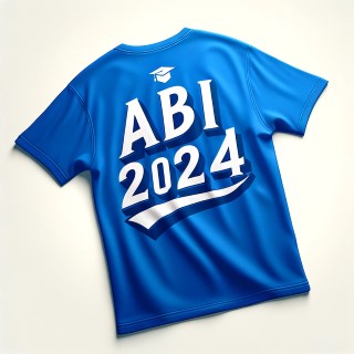 Siebdruck für T-Shirt Abi 2024