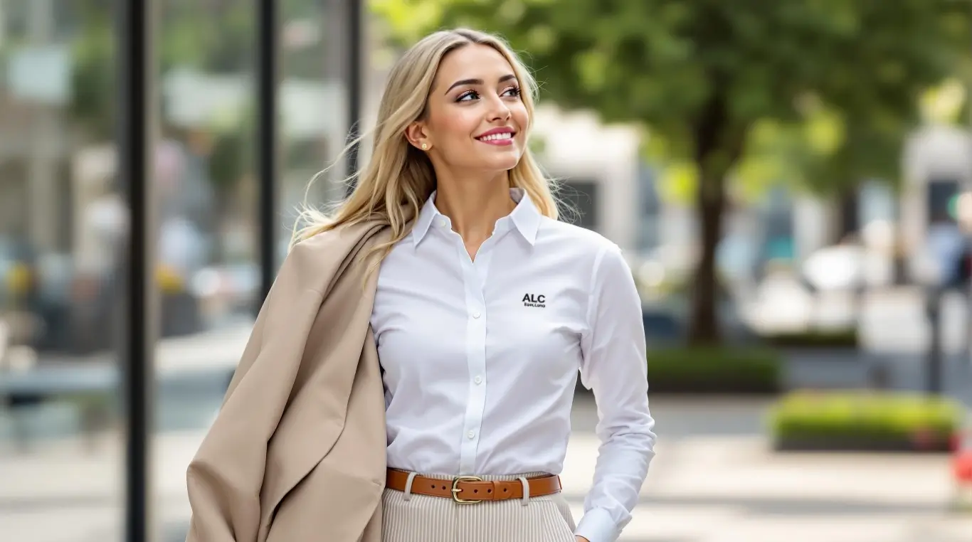 Damen Blusen mit Ihrem Logo besticken lassen