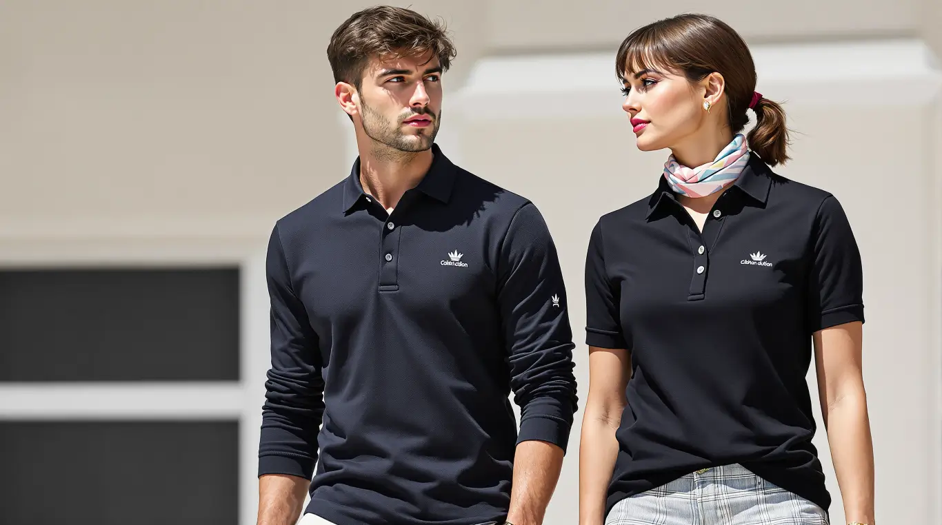 Stickerei für Poloshirts für Damen und Herren