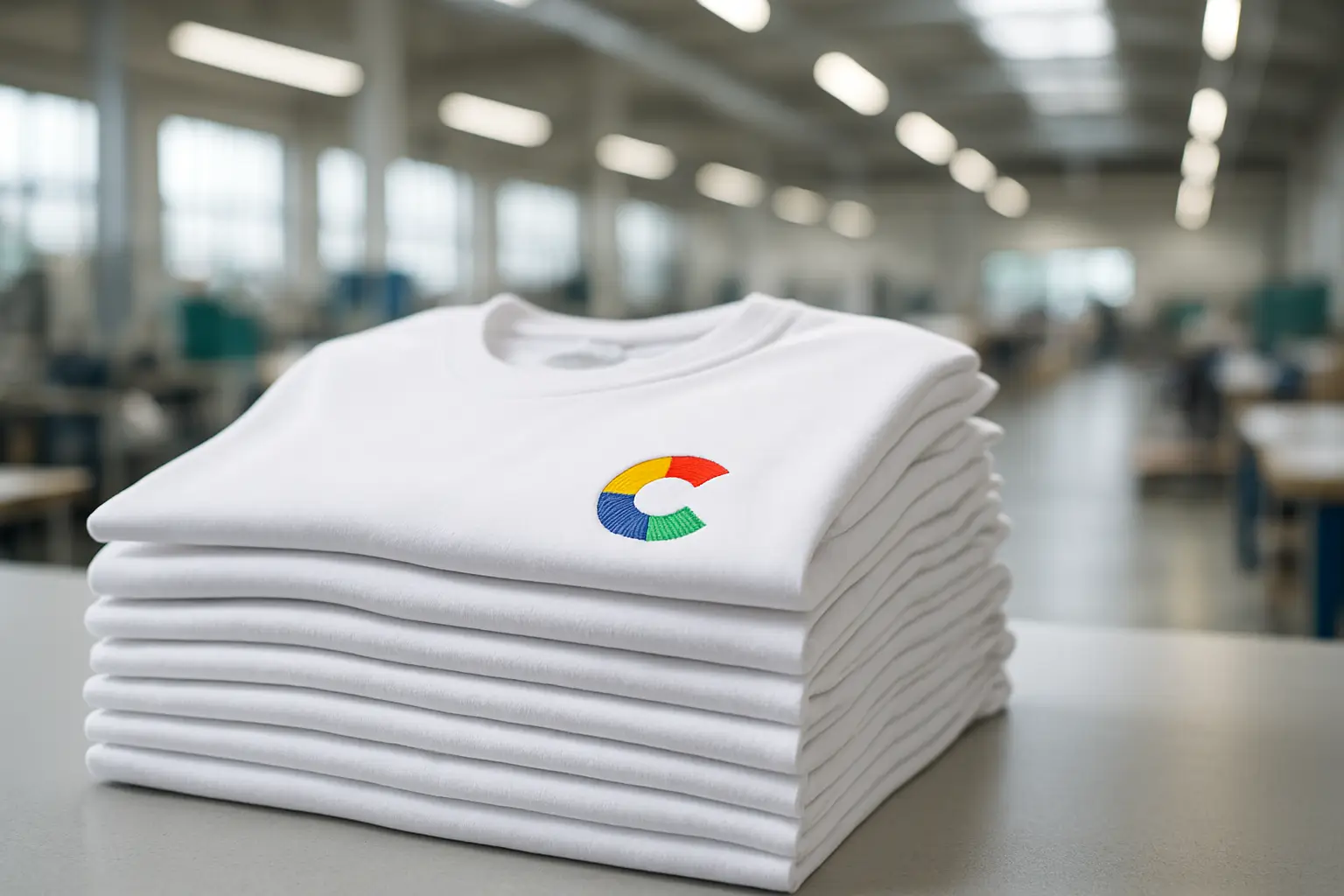 Besticktes T-Shirt mit personalisiertem Design, perfekt für Promotion
