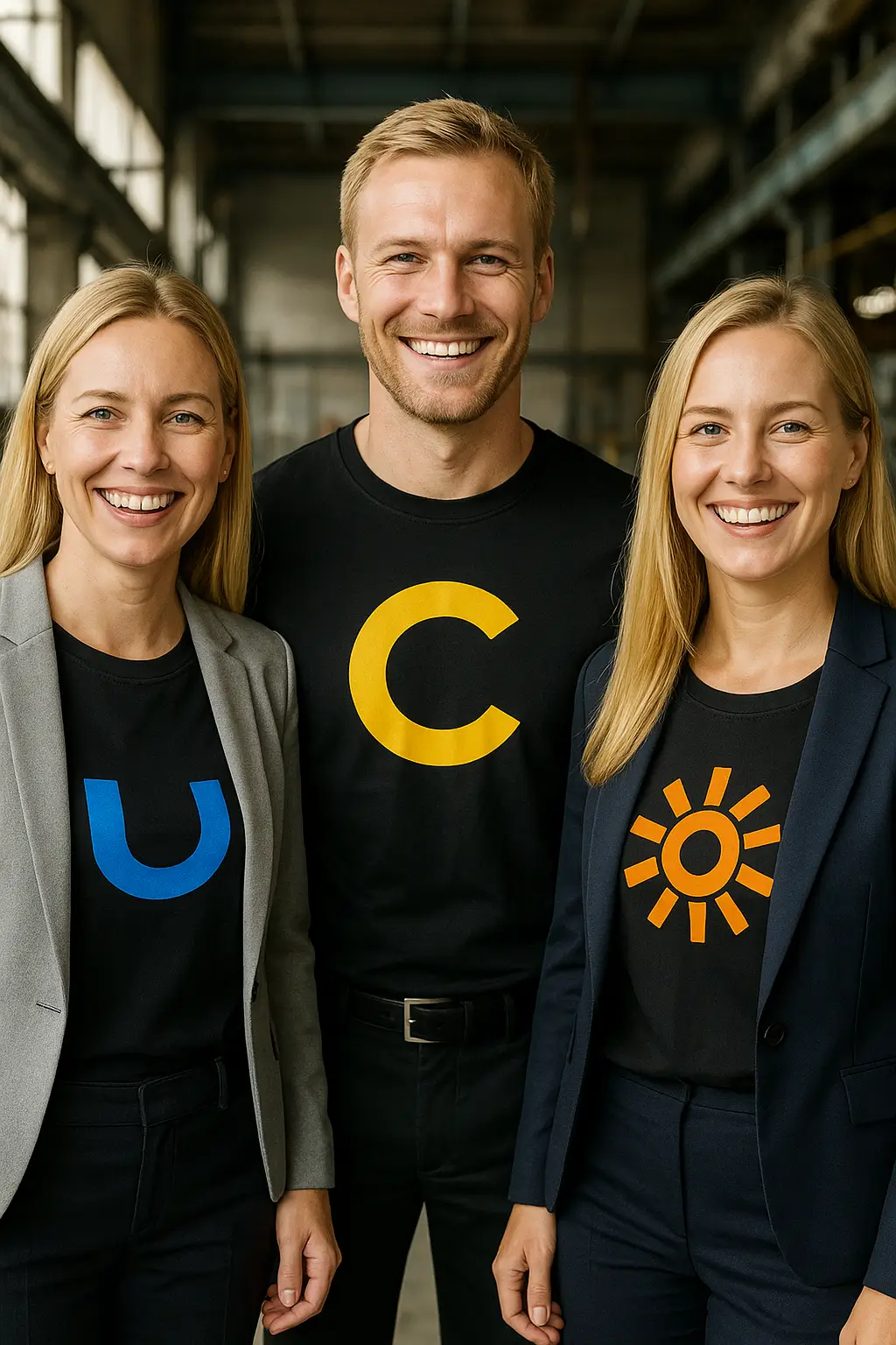 Erwachsene in Unternehmenskleidung