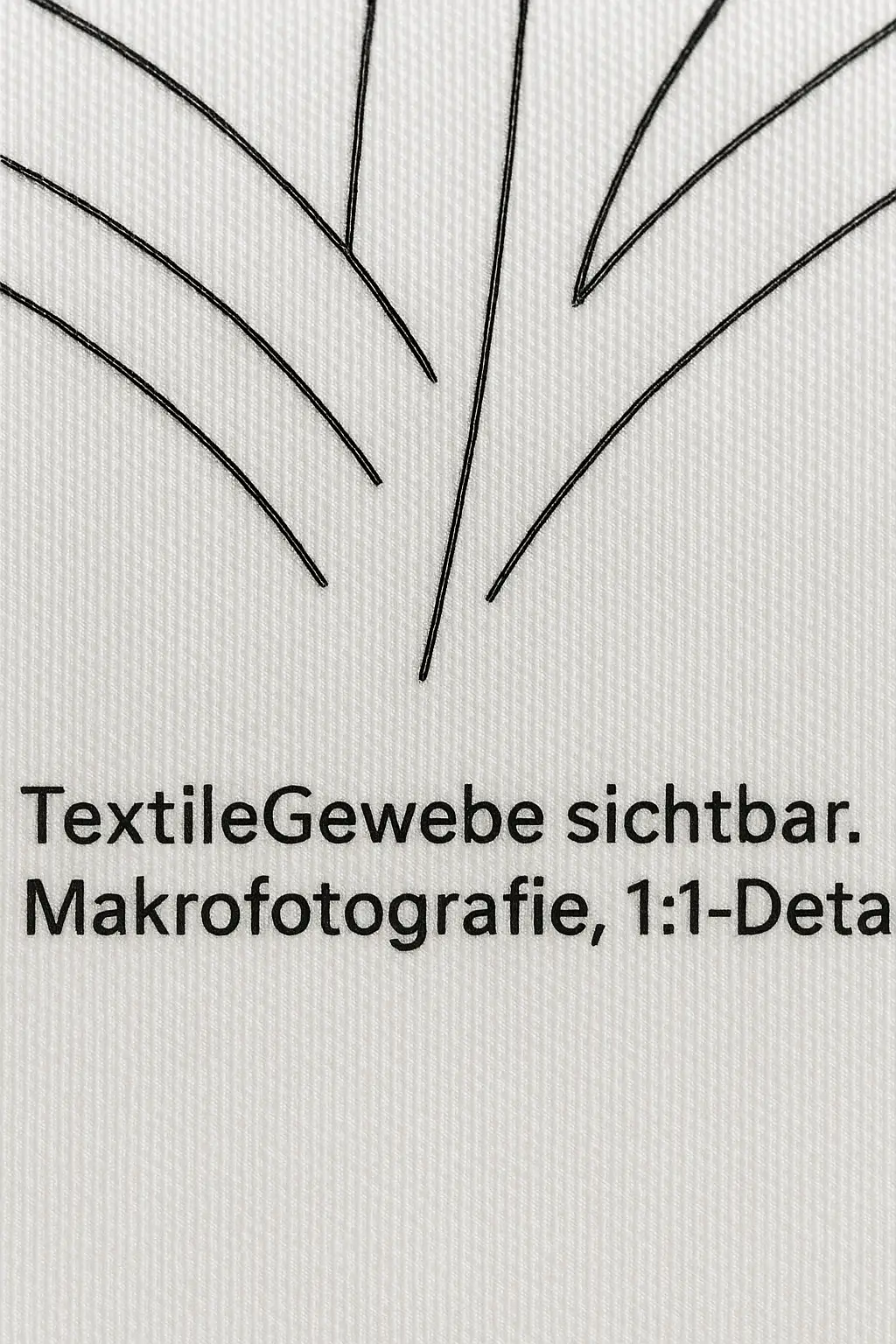 Feinliniges T‑Shirt Detail