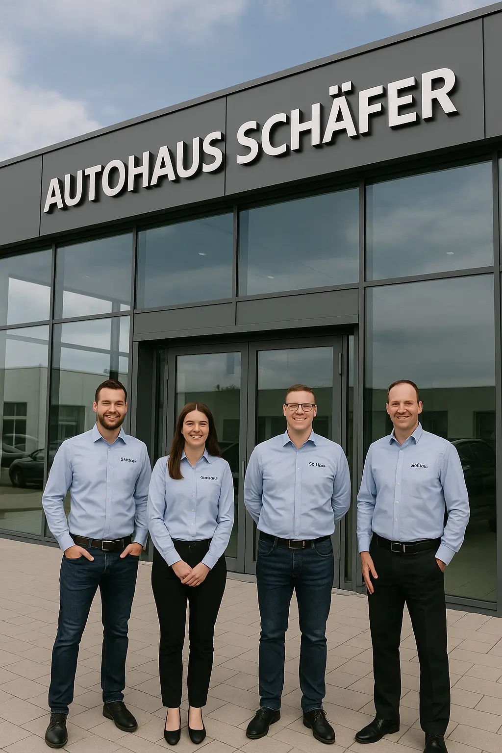 Hemden für Autohaus besticken