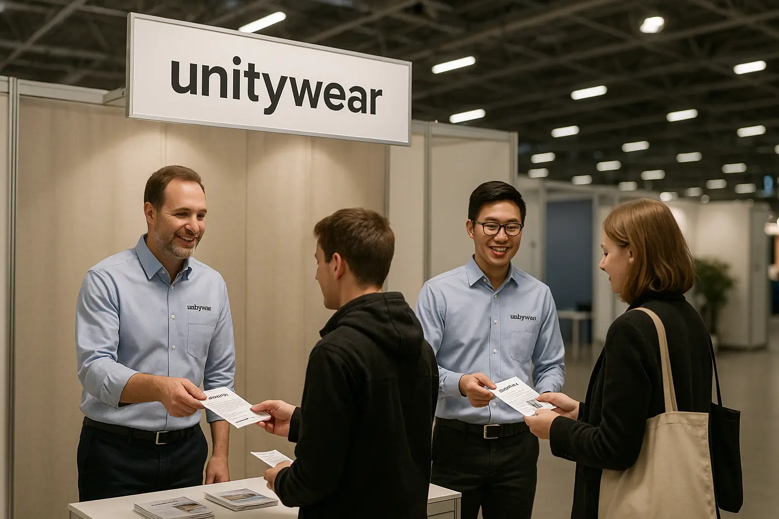 Messestand von Unitywear
