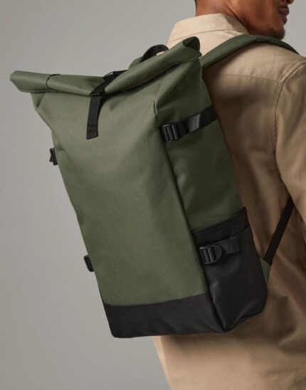 Block Roll-Top Backpack – Block Roll Top Backpack