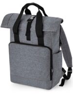 Recycled Twin Handle Roll-Top Laptop Backpack – Bild 2