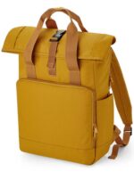 Recycled Twin Handle Roll-Top Laptop Backpack – Bild 3