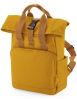 Recycled Mini Twin Handle Roll-Top Backpack – Bild 4