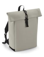 Matte PU Roll-Top Backpack – Bild 2