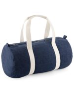 Denim Barrel Bag