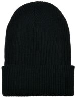 Recycled Yarn Ribbed Knit Beanie