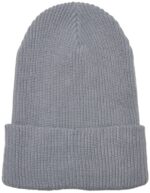 Recycled Yarn Ribbed Knit Beanie – Bild 2