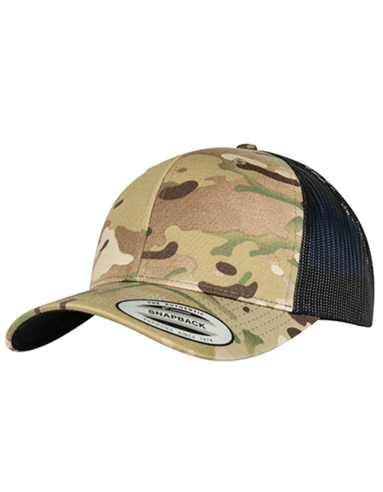 Retro Trucker Multicam Cap Retro Trucker Multicam Cap – Bild 1