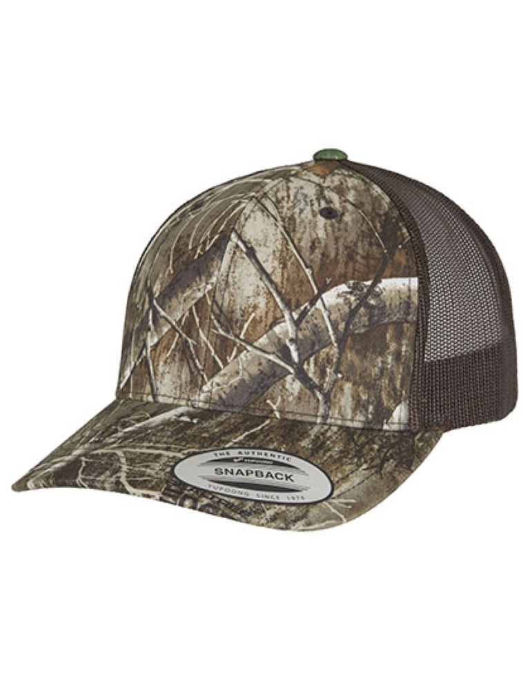 YP Classics Realtree Camo Retro Trucker Cap YP Classics Realtree Camo Retro Trucker Cap – Bild 1