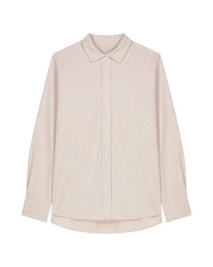 Stella Oxford Shirt - Beige Oxford