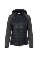 HAKRO Damen Kapuzen-Hybridjacke Contrast
