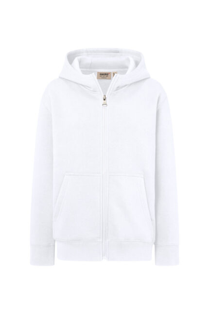 HAKRO Kinder Kapuzen-Sweatjacke Bio-Baumwolle