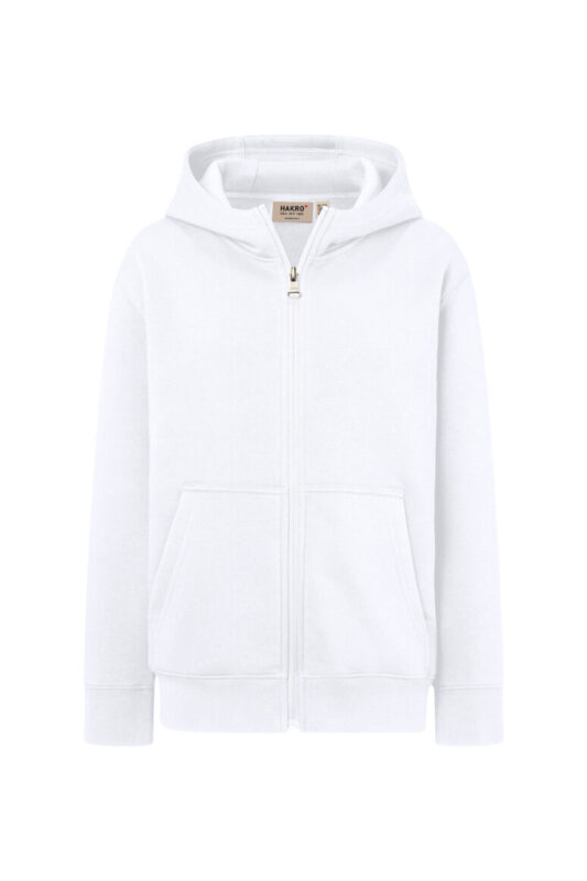 HAKRO Kinder Kapuzen-Sweatjacke Bio-Baumwolle