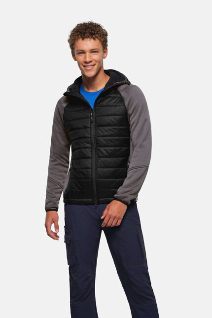 HAKRO Kapuzen-Hybridjacke Contrast – HAKRO Kapuzen Hybridjacke Contrast