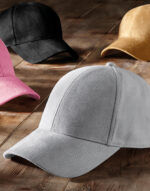 Faux Suede 6 Panel Cap – Bild 3