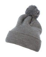 Cuffed Pom Pom Knit Beanie – Bild 6
