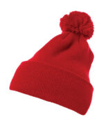 Cuffed Pom Pom Knit Beanie – Bild 8