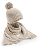 Knitted Scarf and Beanie Gift Set – Bild 3