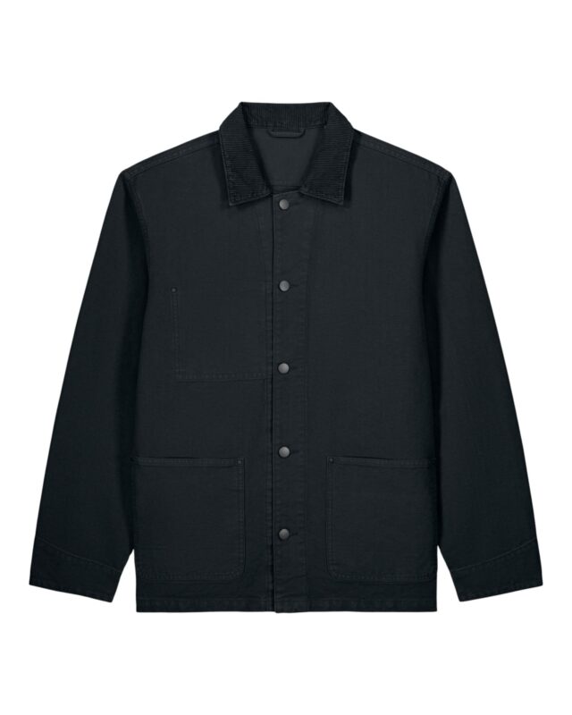 Chore Jacket G. Dyed Black