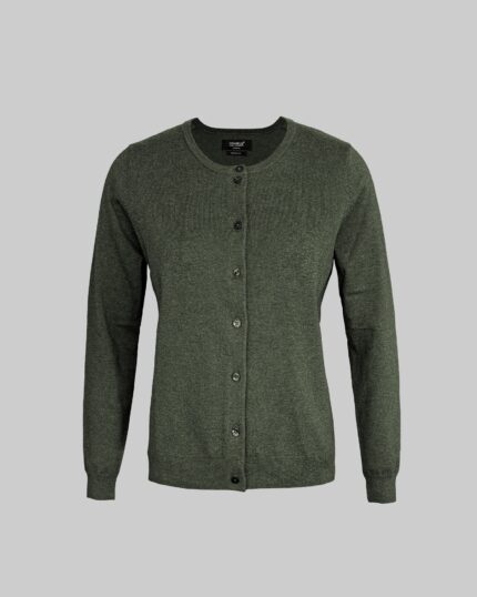 Brighton Cardigan Women Olive Melange