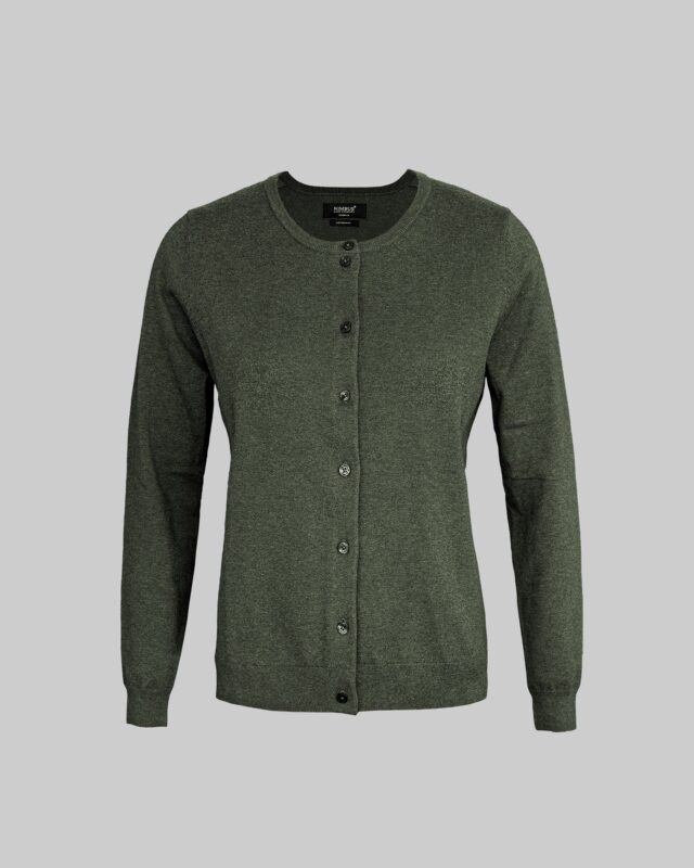 Brighton Cardigan Women Olive Melange