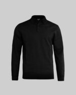 Brighton Long Sleeve Polo Men Black