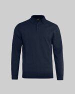 Brighton Long Sleeve Polo Men Navy