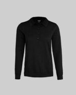 Brighton Long Sleeve Polo Women Black