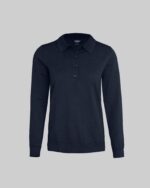 Brighton Long Sleeve Polo Women Navy