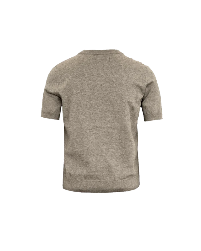 Brighton Short Sleeve Tee Women – brighton short sleeve tee women sand melange back freigestellt
