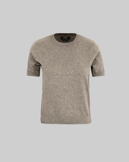 Brighton Short Sleeve Tee Women Sand Melange