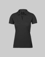 Harvard V-Neck Women Charcoal