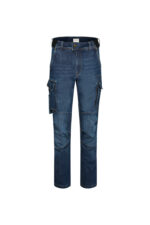 HAKRO X-Stretch Cargo-Performance-Jeanshose Kurzgröße – Bild 3